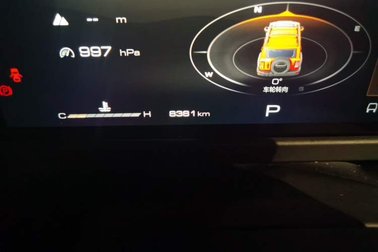 Used Tank 300 2024 2.0T Conqueror Odometer Close Up