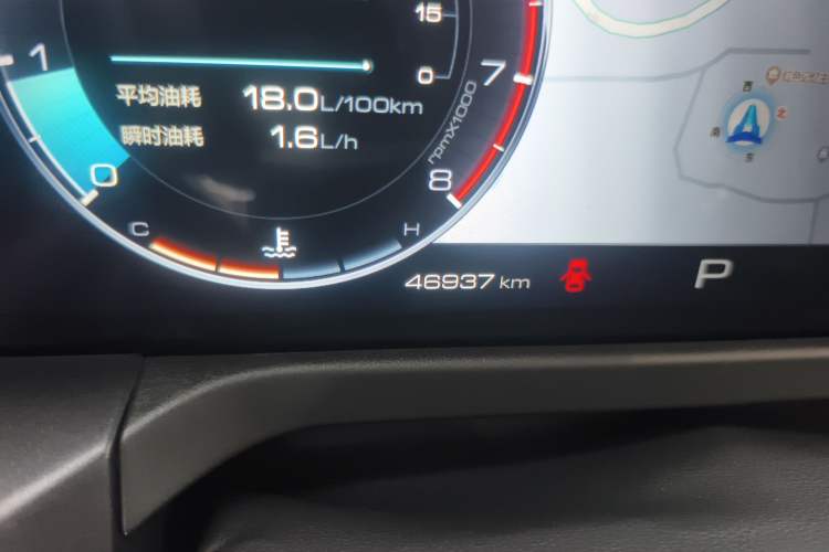Used Tank 300 2024 2.0T Conqueror Odometer Close Up