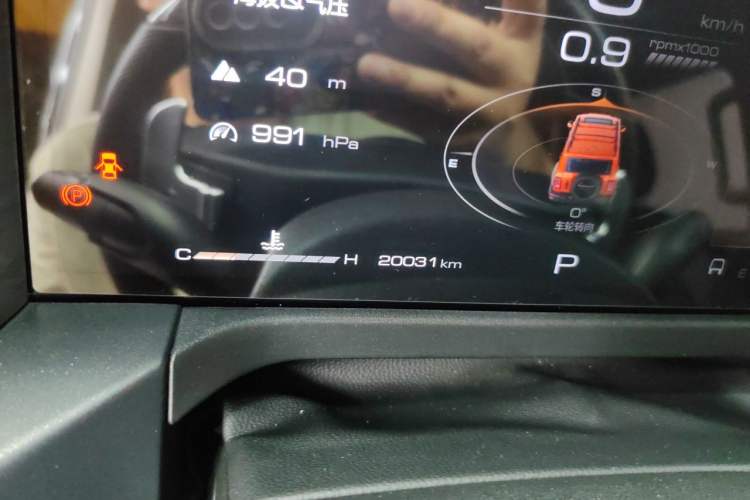 Used Tank 300 2024 2.0T Conqueror Odometer Close Up