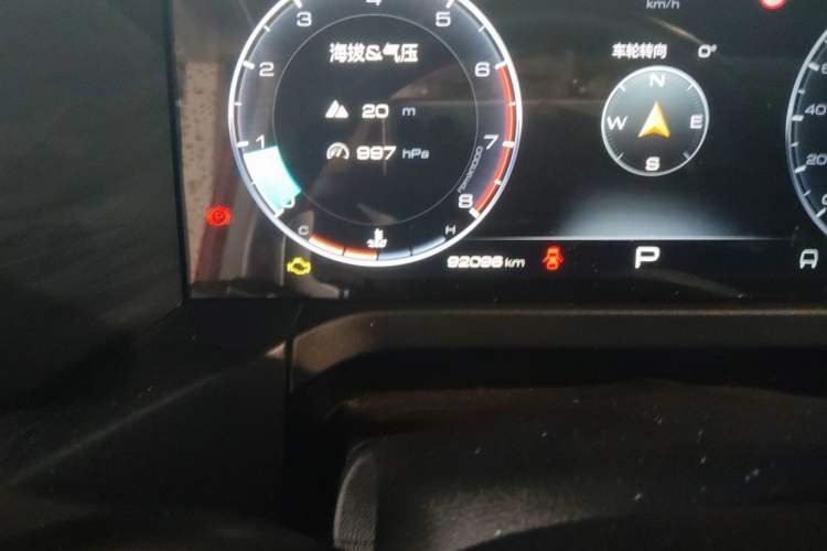 Used Tank 300 2024 2.0T Conqueror Odometer Close Up