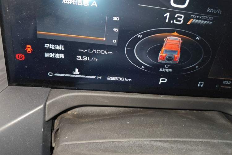 Used Tank 300 2024 2.0T Challenger Odometer Close Up