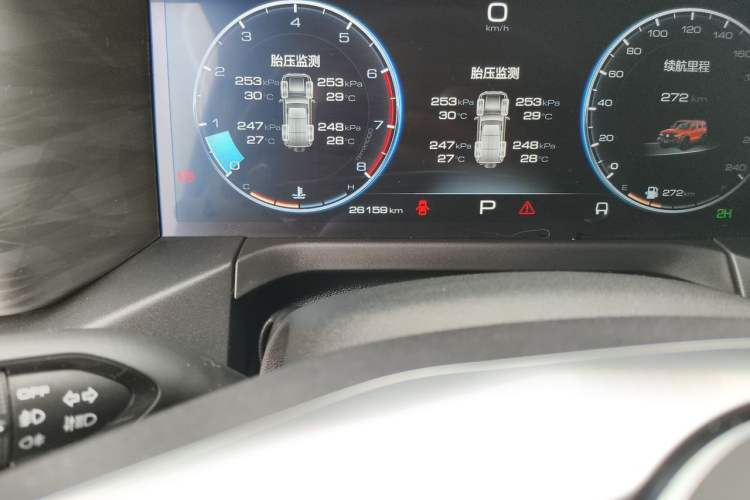 Used Tank 300 2024 2.0T Conqueror Odometer Close Up