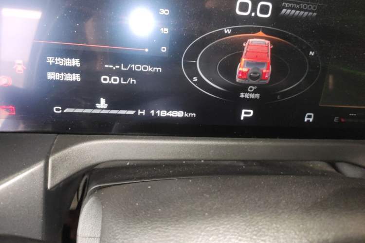 Used Tank 300 2024 2.0T Challenger Odometer Close Up