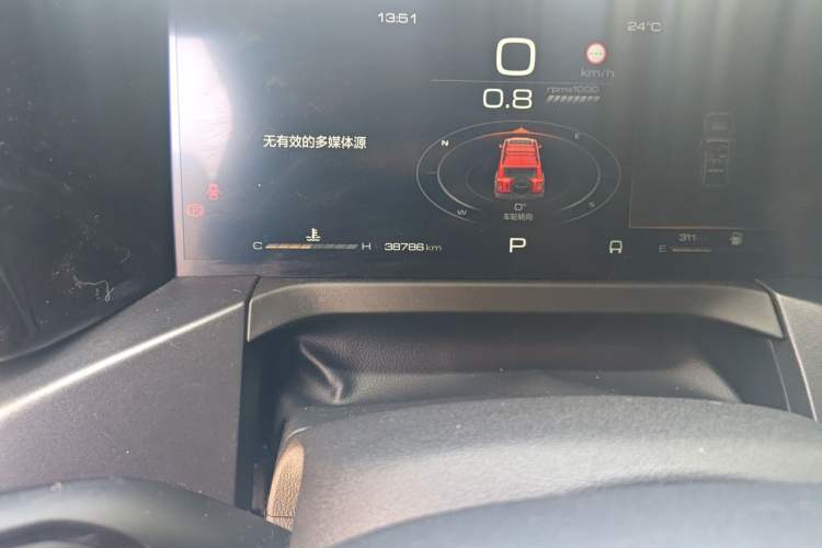Used Tank 300 2024 2.0T Conqueror Odometer Close Up