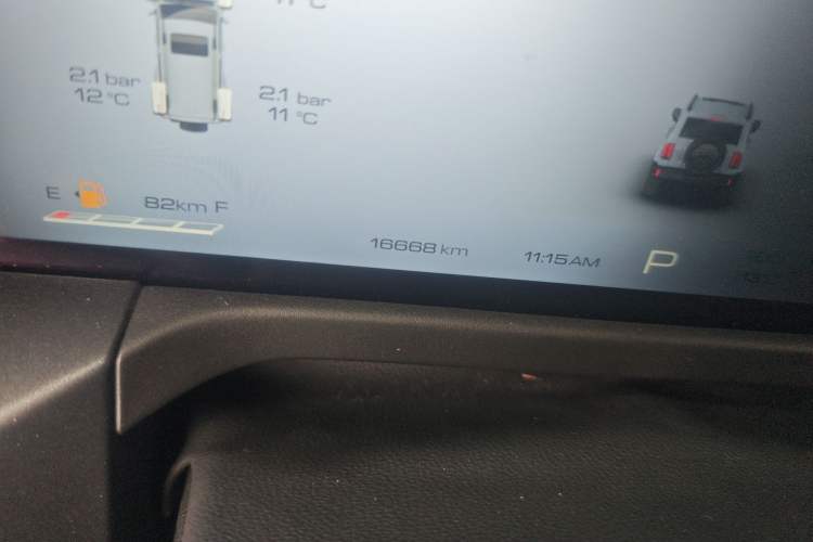 Used Tank 300 2024 2.0T Crosser Odometer Close Up