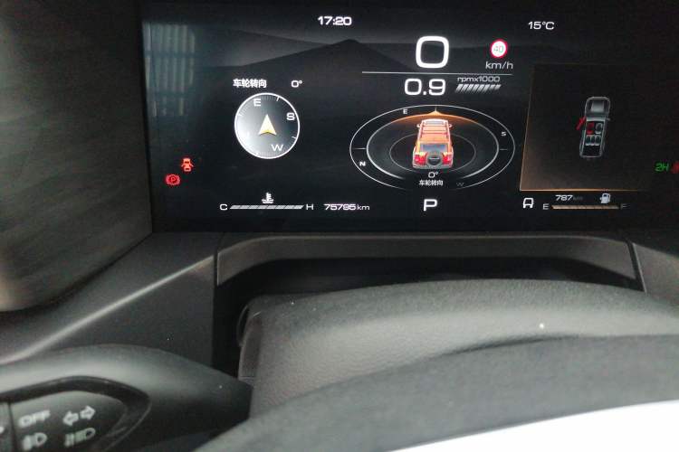 Used Tank 300 2024 2.0T Challenger Odometer Close Up