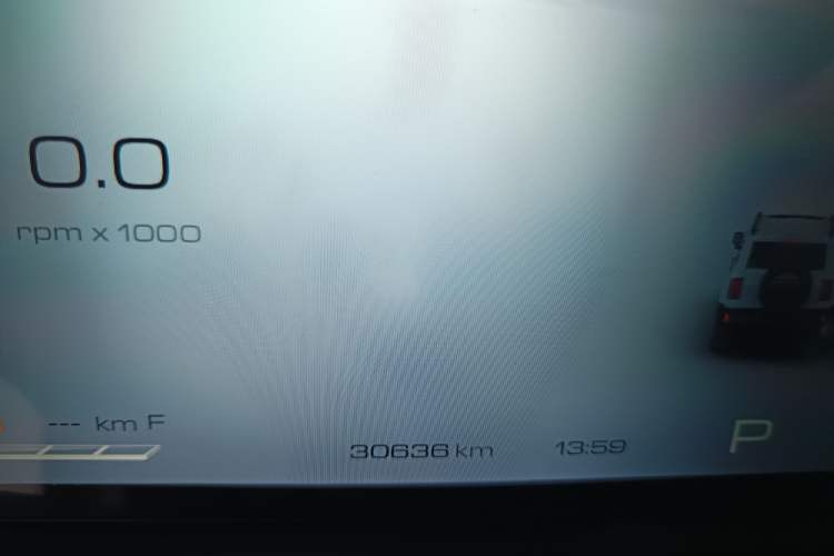 Used Tank 300 2024 2.0T Crosser Odometer Close Up