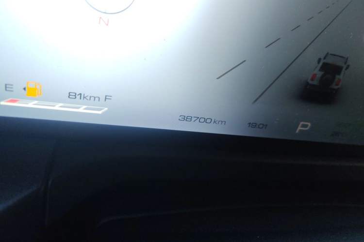 Used Tank 300 2024 2.0T Crosser Odometer Close Up