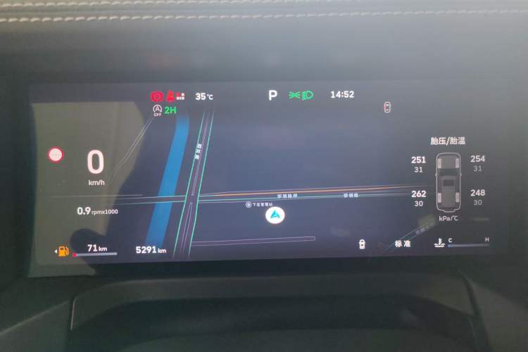 Used Tank 300 2025 Model, 2.4T Diesel Polar Edition Odometer Close Up