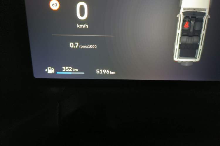 Used Tank 300 2025 2.0T Conqueror Odometer Close Up