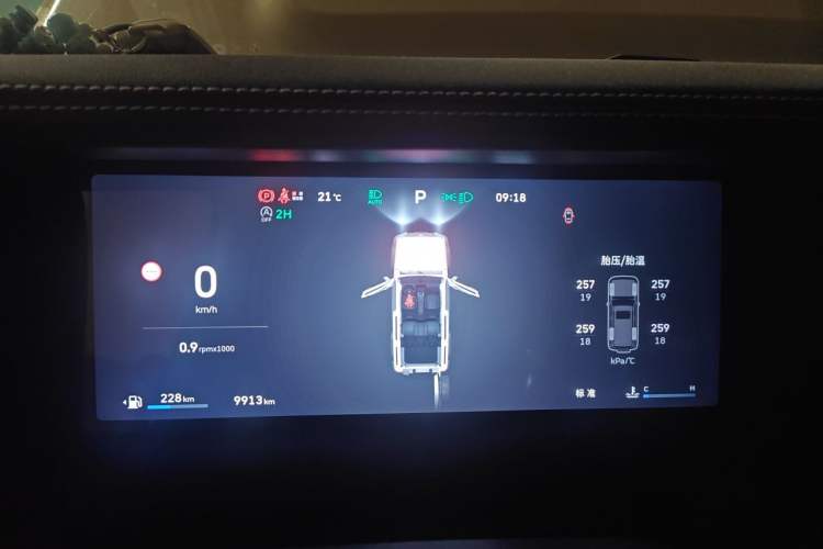 Used Tank 300 2025 2.0T Conqueror Instrument Cluster