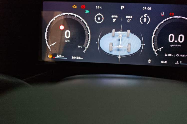 Used Tank 300 2025 2.4T Diesel Version Odometer Close Up