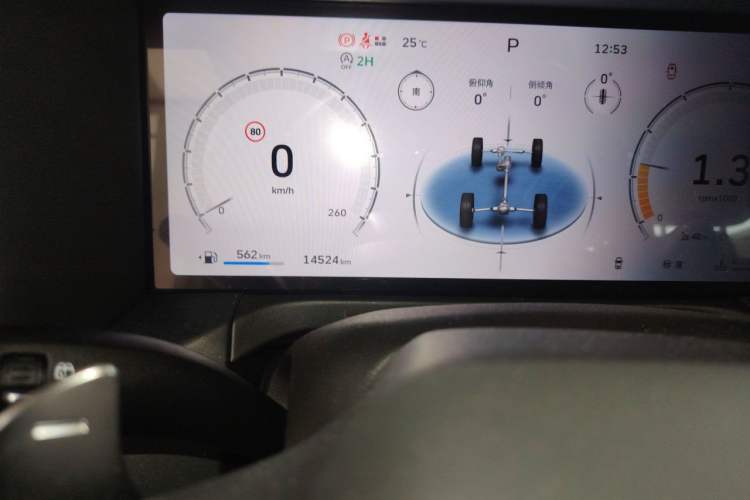Used Tank 300 2025 2.0T Conqueror Odometer Close Up