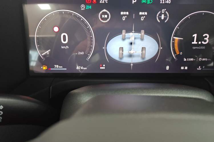 Used Tank 300 2025 2.0T Conqueror Odometer Close Up