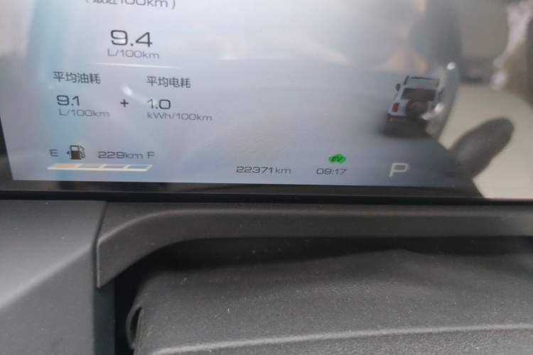 Used Tank 300 New Energy 2024 Hi4-T Odometer Close Up