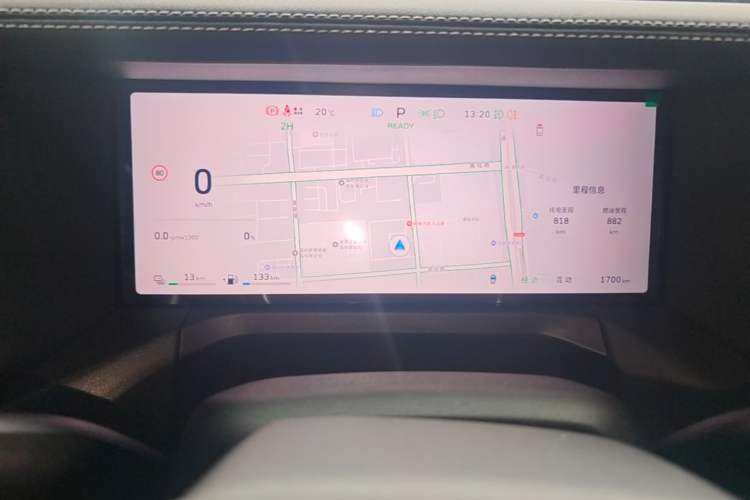 Used Tank 300 New Energy 2025 Model, Hi4-T 36.7kWh Instrument Cluster