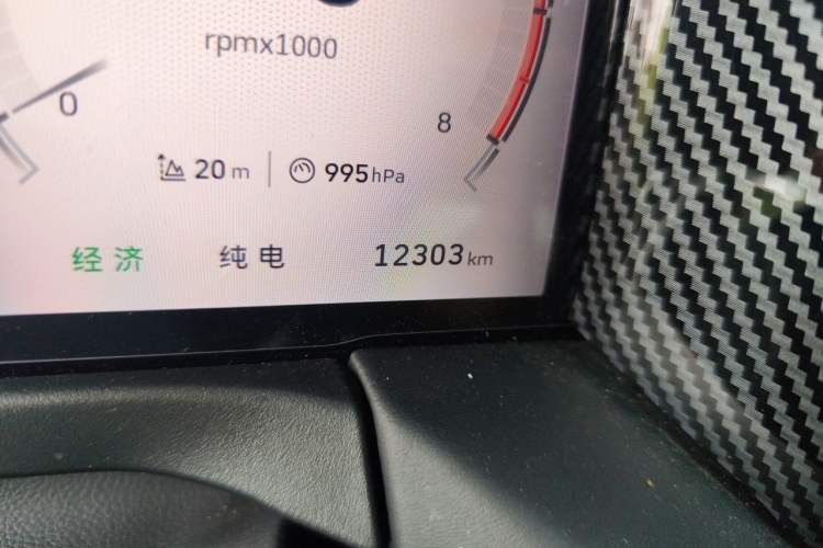 Used Tank 300 New Energy 2025 Hi4-T Odometer Close Up