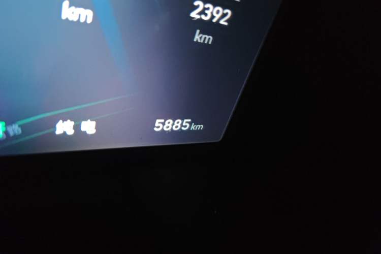Used Tank 300 New Energy 2025 Model, Hi4-T 36.7kWh Odometer Close Up