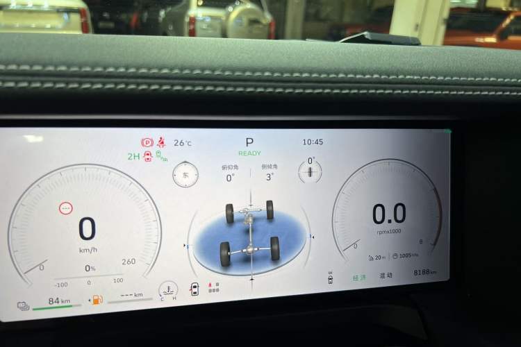 Used Tank 300 New Energy 2025 Hi4-T Odometer Close Up
