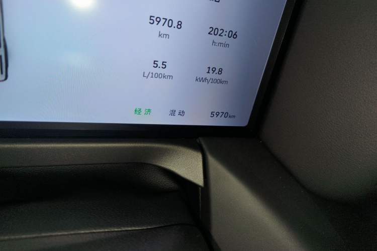 Used Tank 300 New Energy 2025 Hi4-T Odometer Close Up
