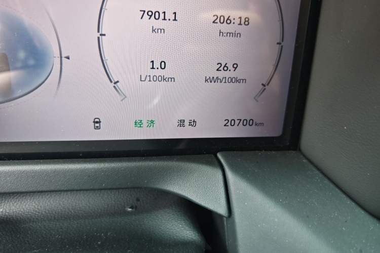 Used Tank 300 New Energy 2025 Hi4-T Odometer Close Up