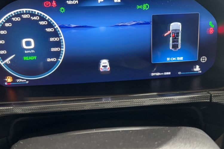 Used Tank 400 2025 2.0T Gasoline Version Odometer Close Up