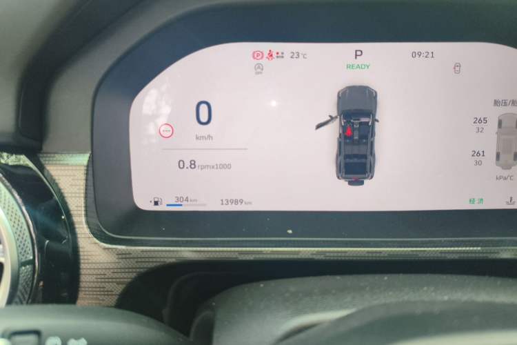 Used Tank 400 2026 Model—2.0T Gasoline Version Odometer Close Up