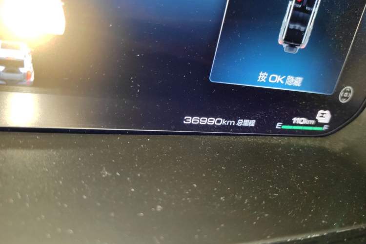 Used Tank 400 New Energy 2023 Hi4-T Super Edition Odometer Close Up