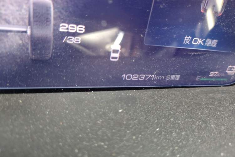 Used Tank 400 New Energy 2023 Hi4-T Super Edition Odometer Close Up