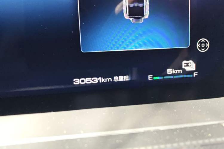 Used Tank 400 New Energy 2023 Hi4-T Super Edition Odometer Close Up
