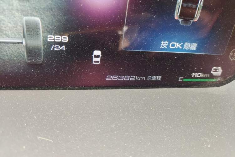Used Tank 400 New Energy 2023 Hi4-T Super Edition Odometer Close Up