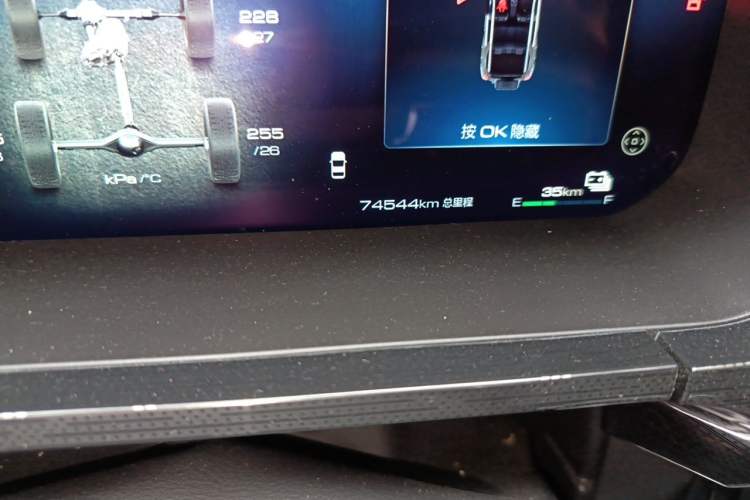 Used Tank 400 New Energy 2023 Hi4-T Functional Edition Odometer Close Up