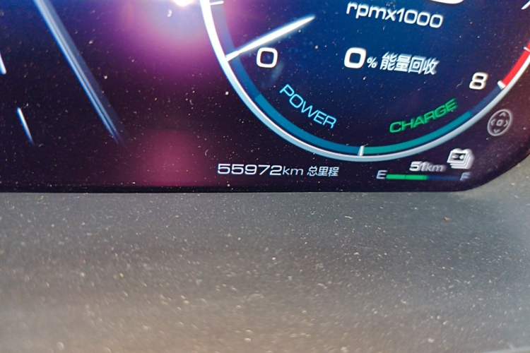 Used Tank 400 New Energy 2023 Hi4-T Super Edition Odometer Close Up