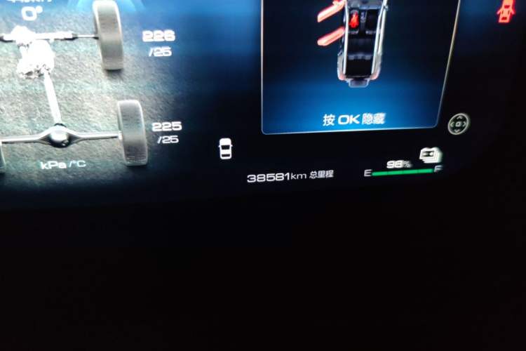 Used Tank 400 New Energy 2023 Hi4-T Super Edition Odometer Close Up