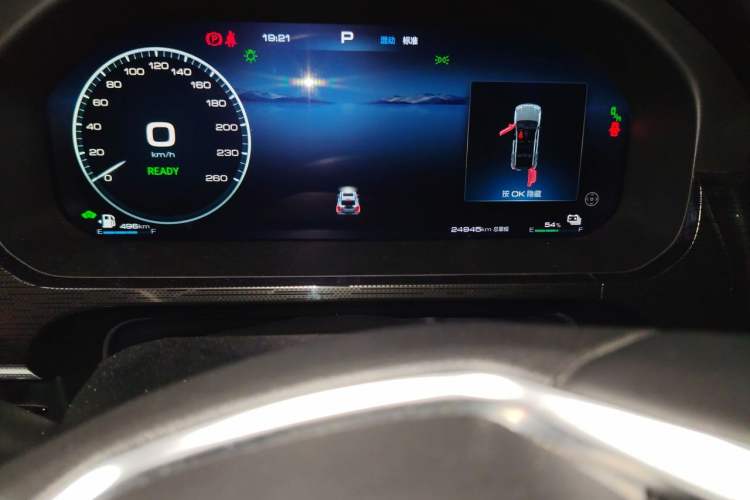 Used Tank 400 New Energy 2023 Hi4-T Functional Edition Odometer Close Up