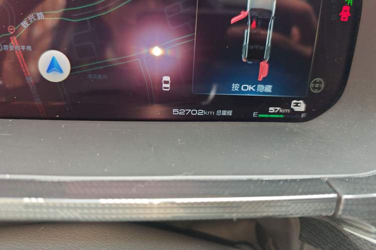 Used Tank 400 New Energy 2023 Hi4-T Super Edition Odometer Close Up