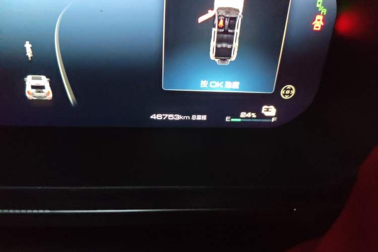 Used Tank 400 New Energy 2023 Hi4-T Super Edition Odometer Close Up