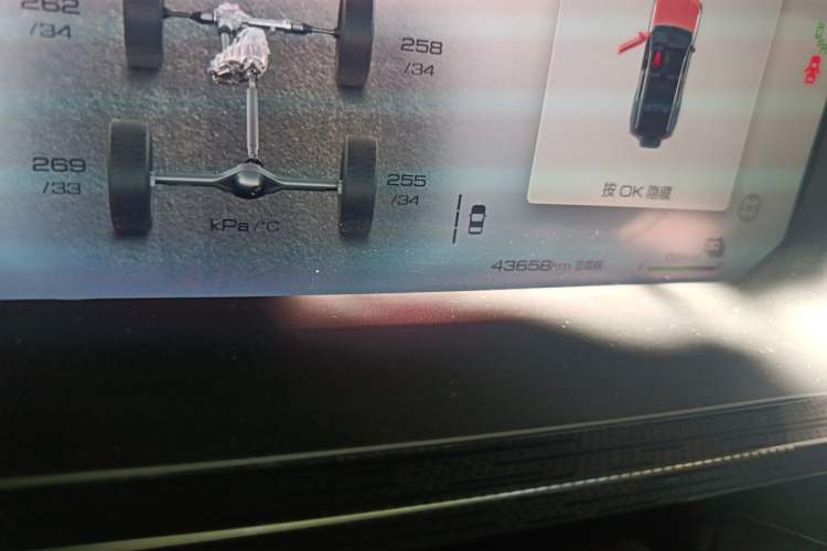 Used Tank 400 New Energy 2023 Hi4-T Super Edition Odometer Close Up