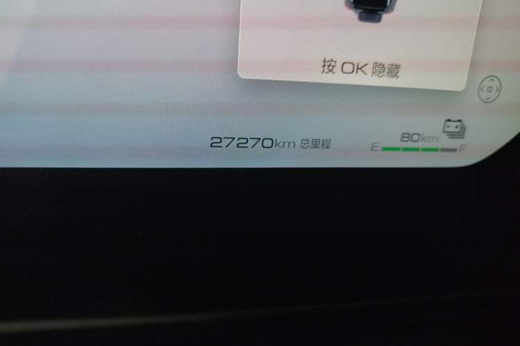 Used Tank 400 New Energy 2023 Hi4-T Super Edition Odometer Close Up