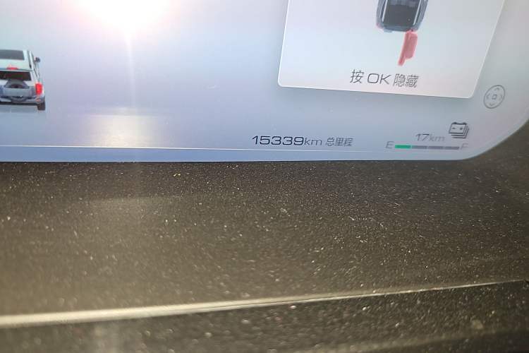 Used Tank 400 New Energy 2024 Hi4-T City Edition Odometer Close Up