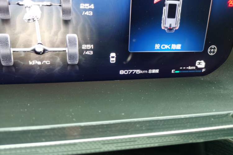 Used Tank 400 New Energy 2024 Hi4-T Off-Road Edition Odometer Close Up