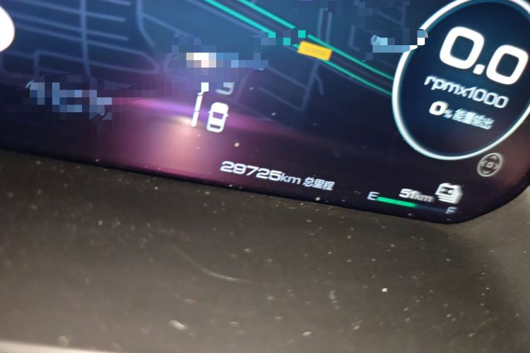 Used Tank 400 New Energy 2024 Hi4-T City Edition Odometer Close Up