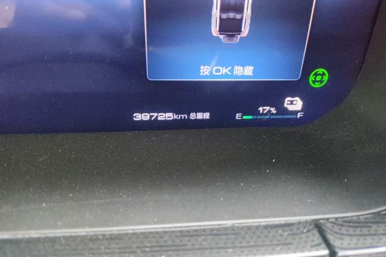 Used Tank 400 New Energy 2024 Hi4-T City Edition Odometer Close Up