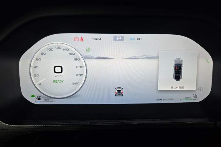 Used Tank 400 New Energy 2024 Hi4-T Off-Road Edition Odometer Close Up