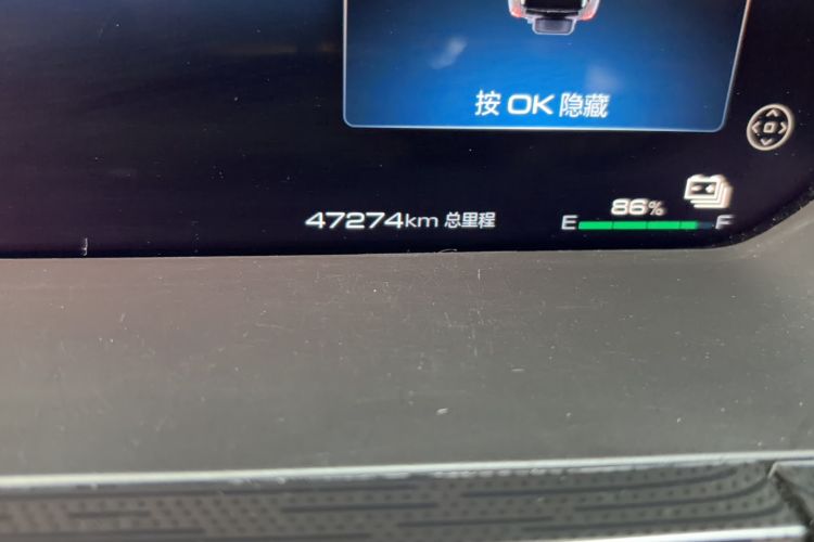 Used Tank 400 New Energy 2024 Hi4-T City Edition Odometer Close Up