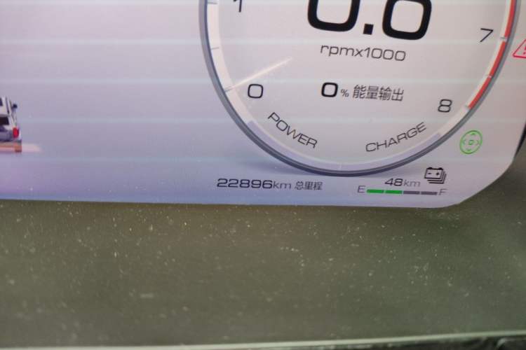 Used Tank 400 New Energy 2024 Hi4-T City Edition Odometer Close Up