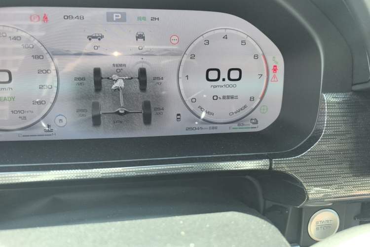 Used Tank 400 New Energy 2024 Hi4-T Off-Road Edition Odometer Close Up