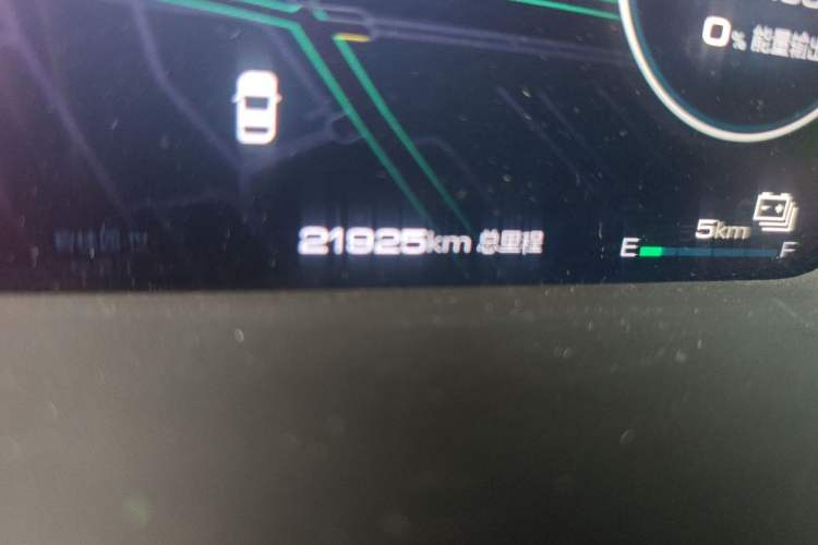 Used Tank 400 New Energy 2024 Hi4-T City Edition Odometer Close Up