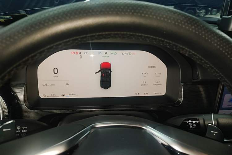 Used Tank 400 New Energy 2026 Model—Hi4-T Smart Enjoyment Version Instrument Cluster