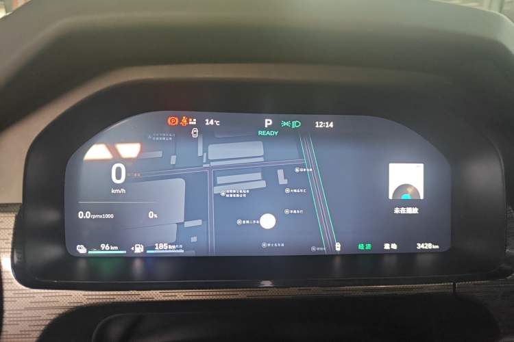 Used Tank 400 New Energy 2026 Model—Hi4-T Smart Enjoyment Version Instrument Cluster